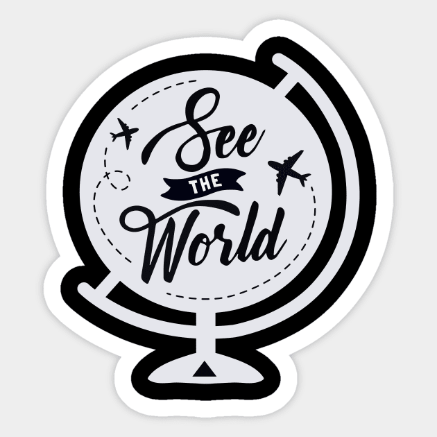 See the World Sticker by Janisworld